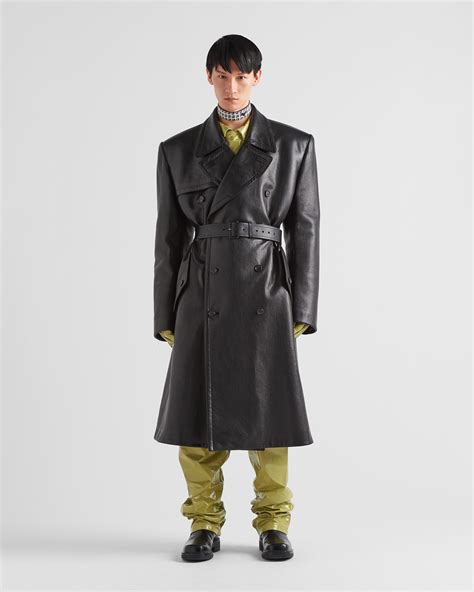 prada sport trench coat|prada trench coat men.